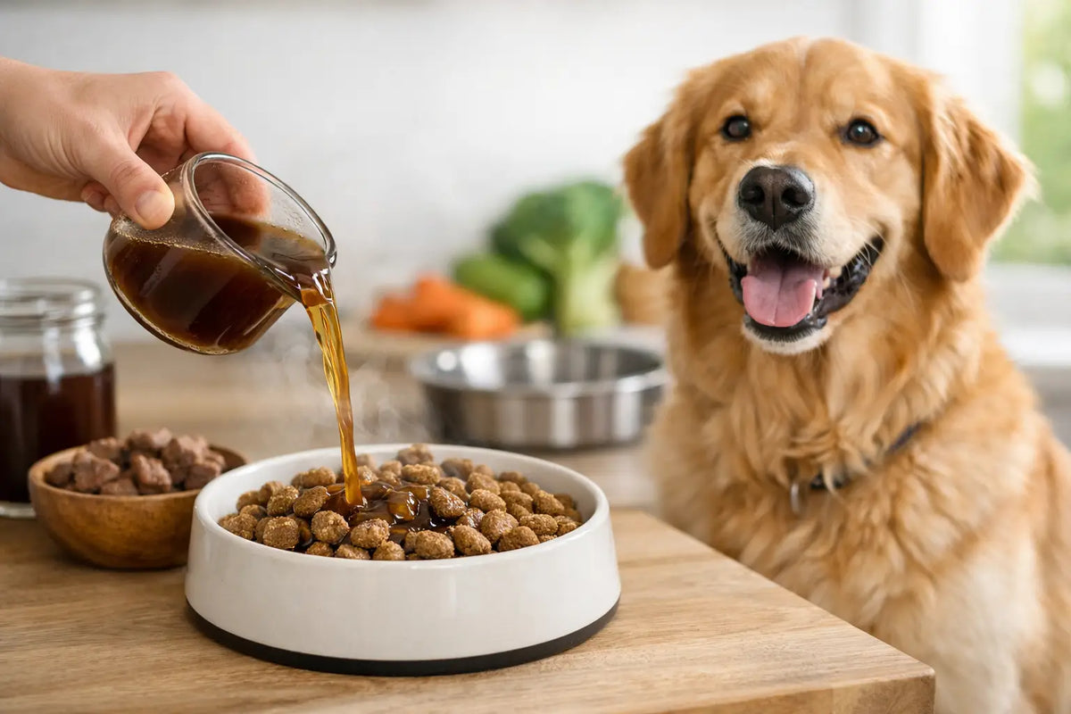 How to Use Beef Broth Topper for Dogs