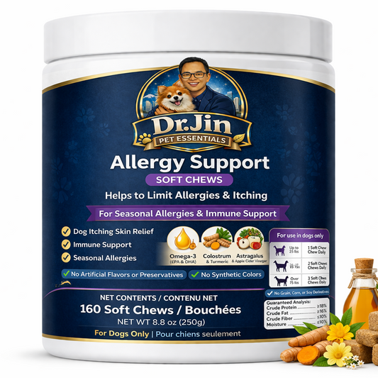 Dr. Jin Allergy Support Soft Chew Salmon Flavor 250g