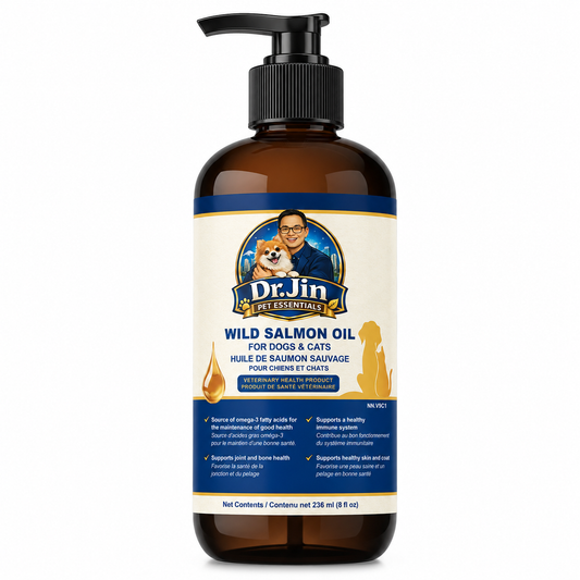 Dr. Jin Wild Salmon Oil for Dogs & Cats 236mL