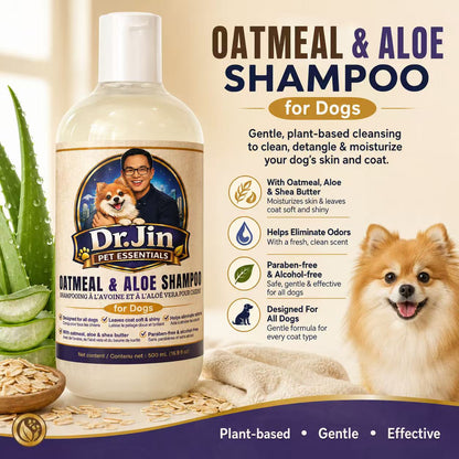Natural Oatmeal & Aloe Shampoo for Dogs 500mL