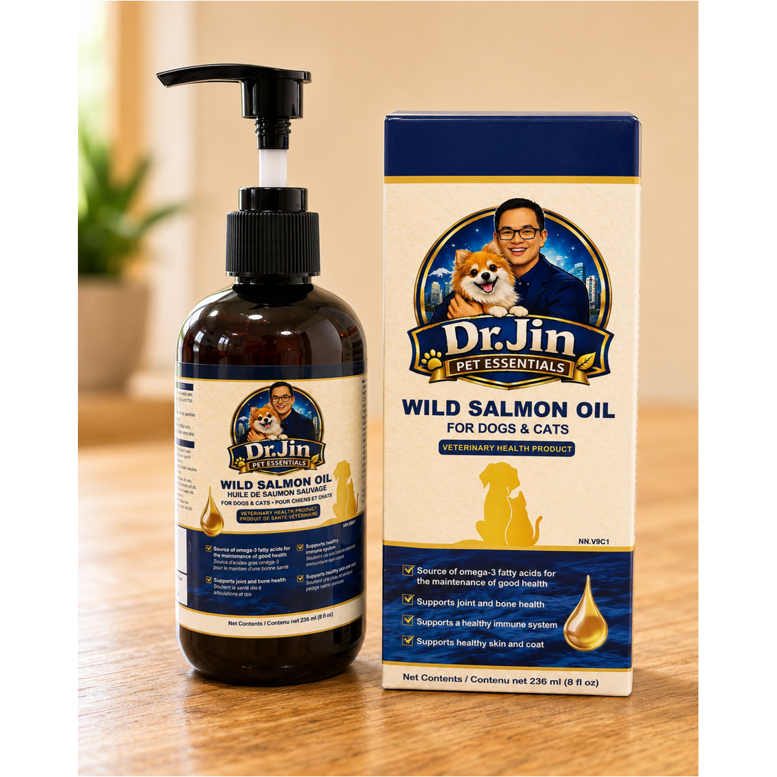 Wild Salmon Oil for Dogs & Cats 236 mL