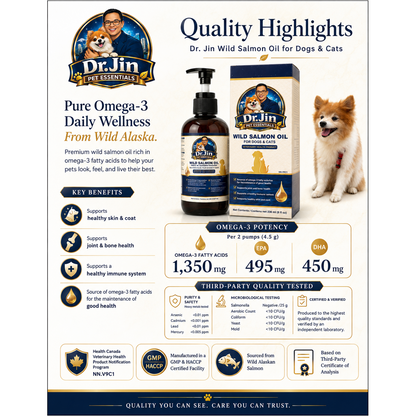 Wild Salmon Oil for Dogs & Cats 236 mL