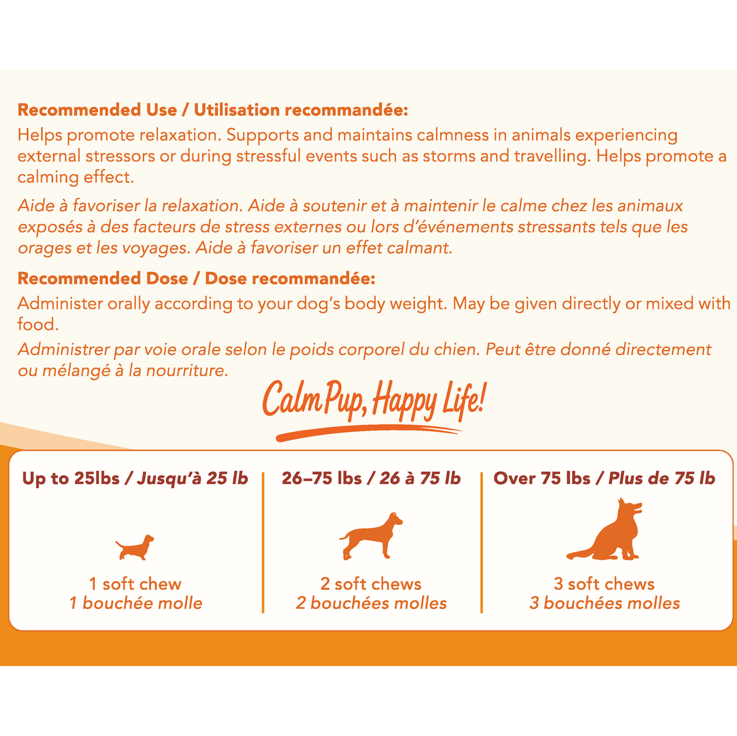 Royal Pom™ Calming Chews for Dogs 100 Soft Chews