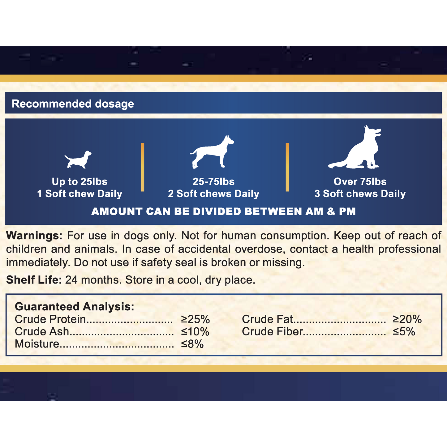 Hip & Joint Chews for Dogs 100 Soft Chews